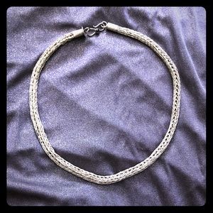 Handmade silver necklace